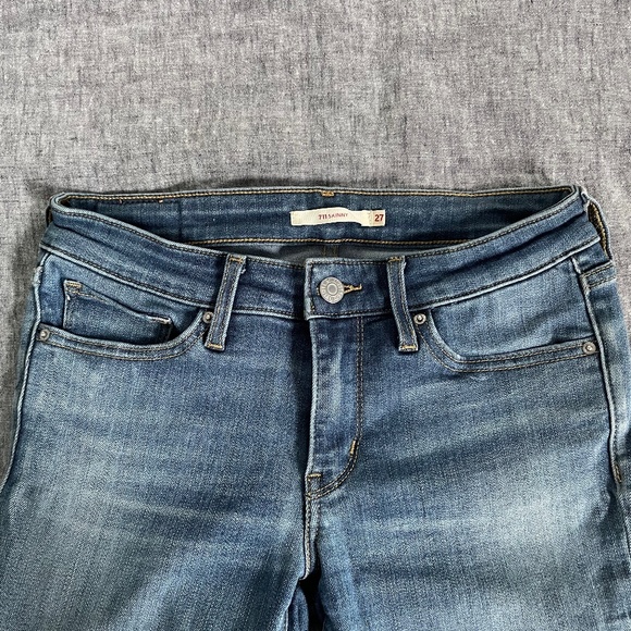Levi's 711 Skinny Jeans Women's Medium Wash W27 L32 - Picture 5 of 15